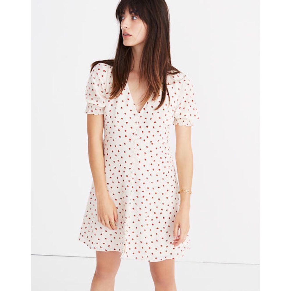 Madewell strawberry dress